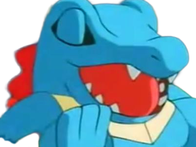 kaiminus totodile waninoko pokemon pkm jeu anime type eau 2g johto starter machoire