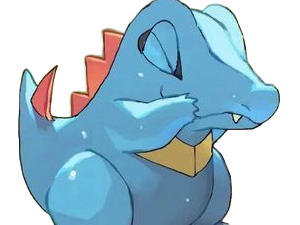kaiminus totodile waninoko pokemon pkm jeu anime type eau 2g johto starter machoire