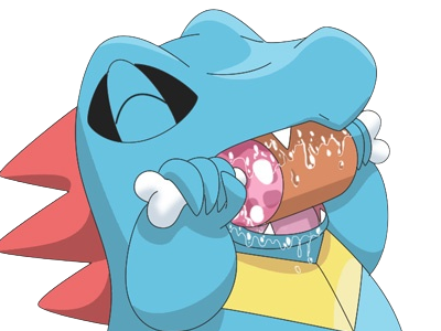 kaiminus totodile waninoko pokemon pkm jeu anime type eau 2g johto starter machoire