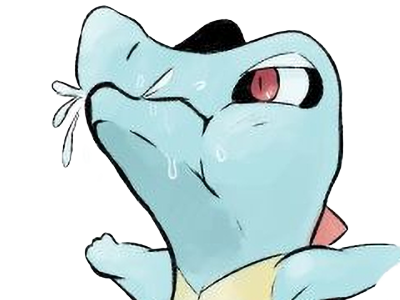 kaiminus totodile waninoko pokemon pkm jeu anime type eau 2g johto starter machoire