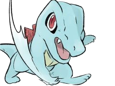 kaiminus totodile waninoko pokemon pkm jeu anime type eau 2g johto starter machoire