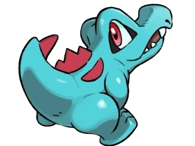 kaiminus totodile waninoko pokemon pkm jeu anime type eau 2g johto starter machoire
