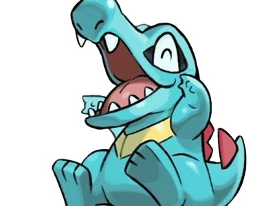 kaiminus totodile waninoko pokemon pkm jeu anime type eau 2g johto starter machoire