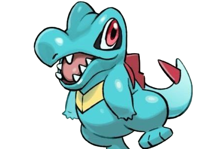 kaiminus totodile waninoko pokemon pkm jeu anime type eau 2g johto starter machoire