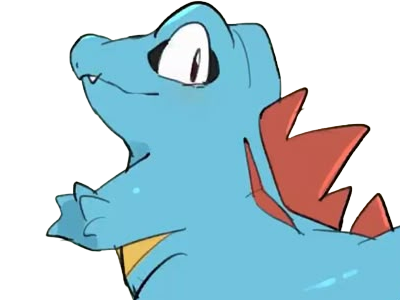 kaiminus totodile waninoko pokemon pkm jeu anime type eau 2g johto starter machoire