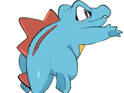 kaiminus totodile waninoko pokemon pkm jeu anime type eau 2g johto starter machoire