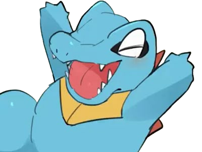 kaiminus totodile waninoko pokemon pkm jeu anime type eau 2g johto starter machoire