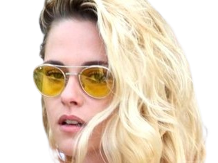 kristen stewart actrice americaine blonde yeux verts femme cannes lunettes annees 2022 2020s