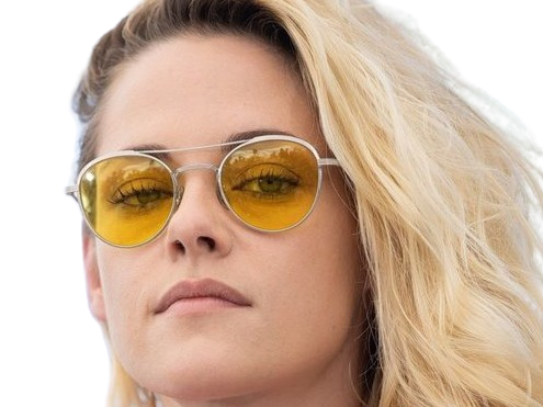 kristen stewart actrice americaine blonde yeux verts femme cannes lunettes annees 2022 2020s