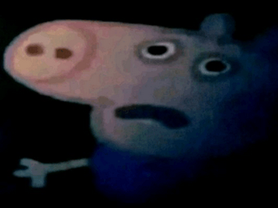 george pig peppa traumatise choque choc triste peur effraye terreur souffrance