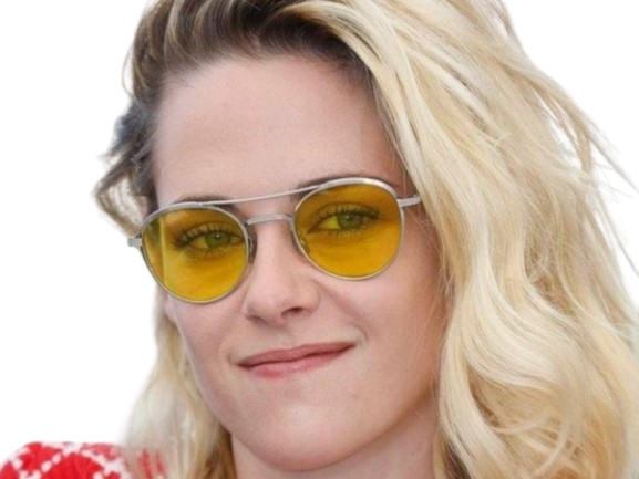 kristen stewart actrice americaine blonde yeux verts femme cannes lunettes annees 2022 2020s