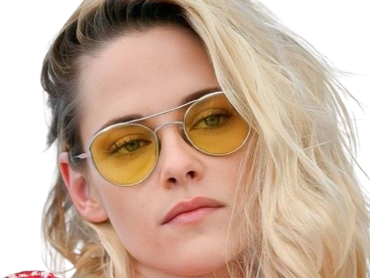 kristen stewart actrice americaine blonde yeux verts femme cannes lunettes annees 2022 2020s