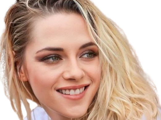 kristen stewart actrice americaine blonde yeux verts femme sans lunettes annees 2022 2020s