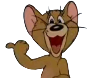 tom jerry does he know quiluidit pouce pointer du doigt rire howdowetellhim moquerie moqueur