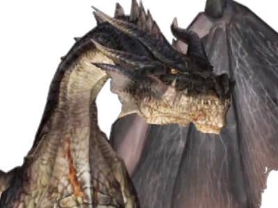 fatalis noir monster hunter world iceborne 5 dragon gros feu flammes schrade chateau castle moupe