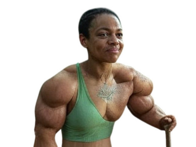 gaelle koh lanta la revanche des 4 terres muscle musclee gonflette bibendum bonhomme michelin