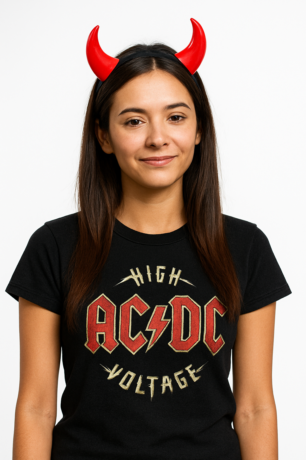 fille femme meuf acdc concert rock metal