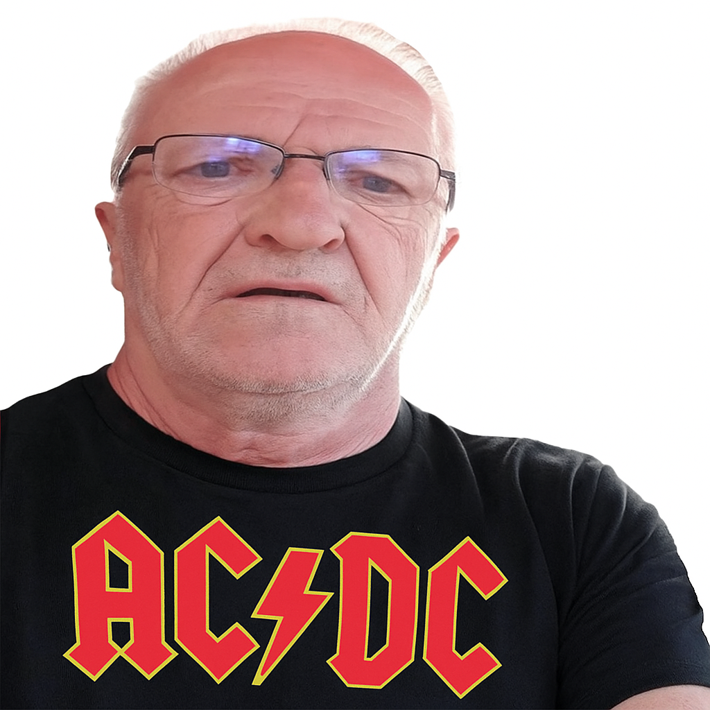 boomer acdc concert rock metal