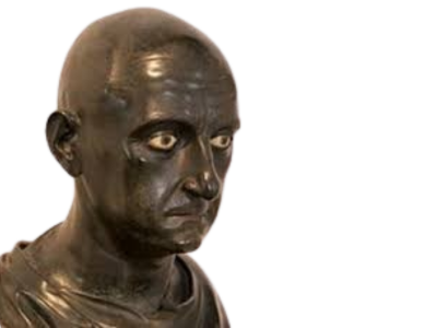 statue tete scipion lafricain militaire homme detat romain gros yeux trauma