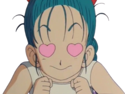 bulma coeur teen amoureuse dragon ball