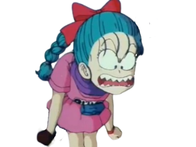 bulma colere rage dents dragon ball