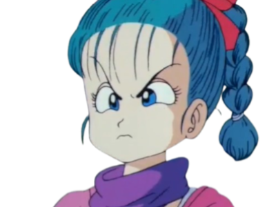 bulma colere sourcils dragon ball