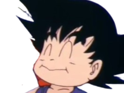 goku yeux content dragon ball