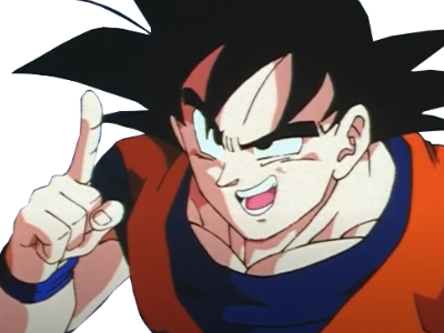 goku doigt prof coach dragon ball