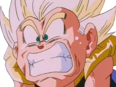 gotenks colere pleurs rage dents dragon ball