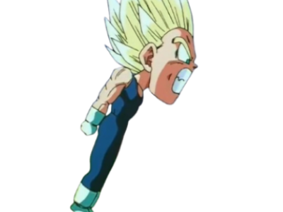 gotenks colere pleurs rage dents hurle cri grosse tete dragon ball