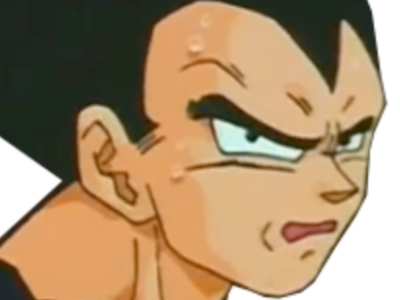 vegeta dragon ball malaise sueur prince saiyan