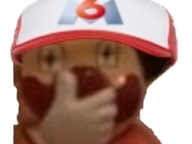 m6u clown chiotte chiottard wc casquette