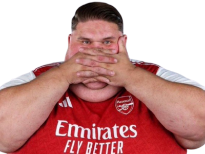 viktor gyokeres grokeres celebration foot football arsenal suede suedois gros obese gras surpoids nul flop