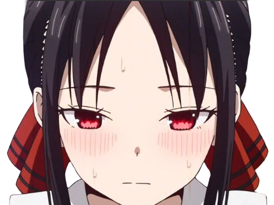 Sticker kaguya shinomiya lyceenne fille waifu kaguya sama love is war academie shuchiin bde vice presidente anime manga yeuxrouges cheveuxnoirs par Dark-63