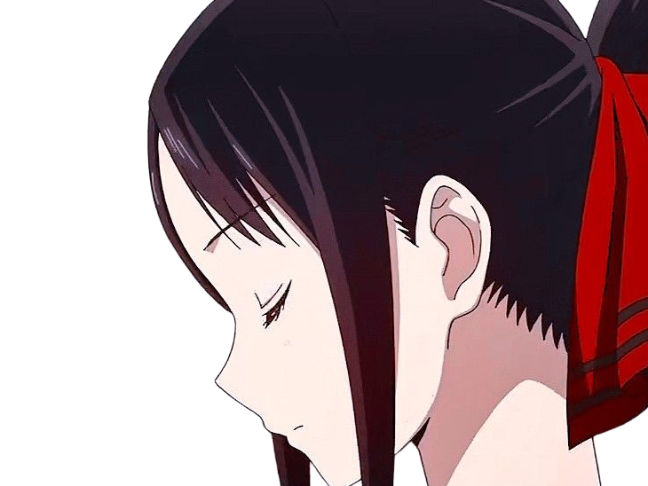 Sticker kaguya shinomiya lyceenne fille waifu kaguya sama love is war academie shuchiin bde vice presidente anime manga yeuxrouges cheveuxnoirs par Dark-63