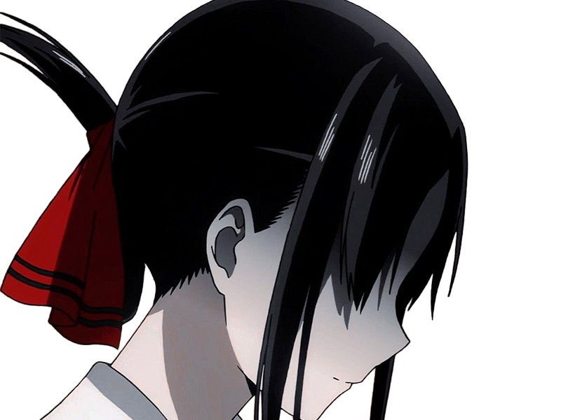 Sticker kaguya shinomiya lyceenne fille waifu kaguya sama love is war academie shuchiin bde vice presidente anime manga yeuxrouges cheveuxnoirs par Dark-63