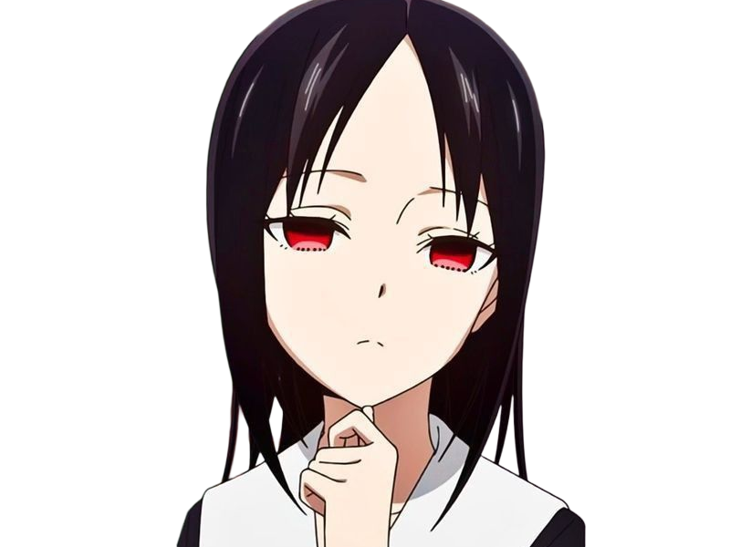 kaguya shinomiya lyceenne fille waifu kaguya-sama love-is-war academie shuchiin bde vice-presidente anime manga yeuxrouges cheveuxnoirs