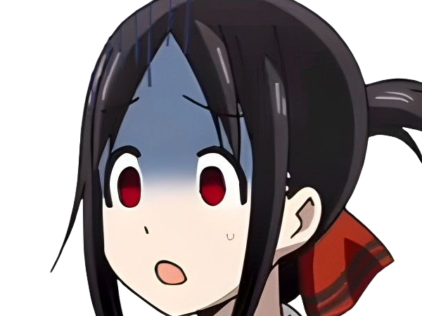 Sticker kaguya shinomiya lyceenne fille waifu kaguya sama love is war academie shuchiin bde vice presidente anime manga yeuxrouges cheveuxnoirs par Dark-63