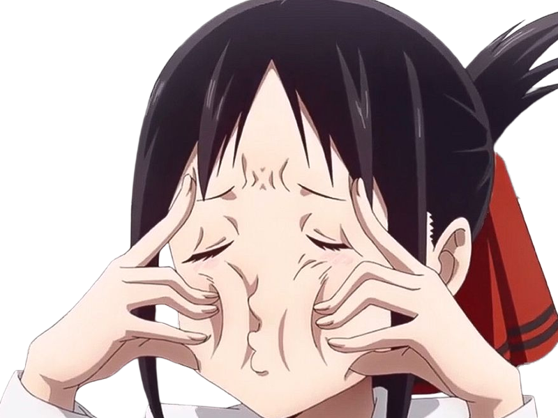 Sticker kaguya shinomiya lyceenne fille waifu kaguya sama love is war academie shuchiin bde vice presidente anime manga yeuxrouges cheveuxnoirs par Dark-63