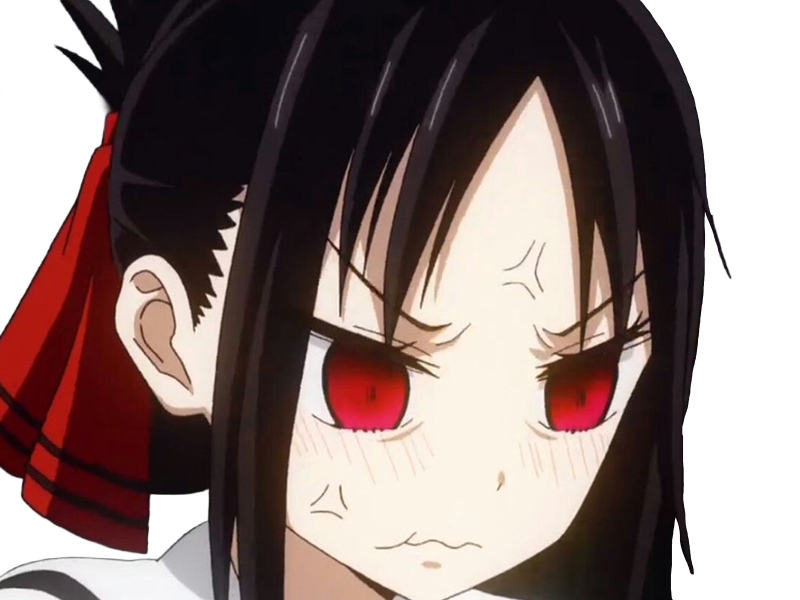 Sticker kaguya shinomiya lyceenne fille waifu kaguya sama love is war academie shuchiin bde vice presidente anime manga yeuxrouges cheveuxnoirs par Dark-63