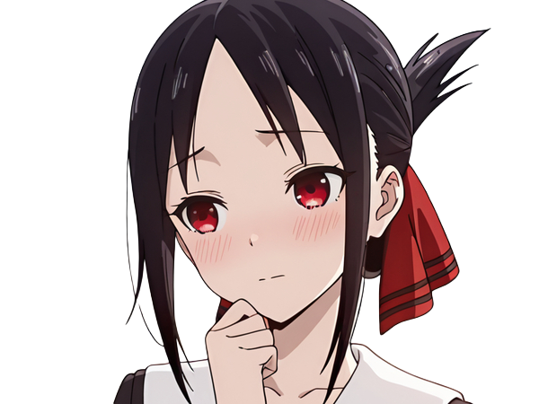 Sticker kaguya shinomiya lyceenne fille waifu kaguya sama love is war academie shuchiin bde vice presidente anime manga yeuxrouges cheveuxnoirs par Dark-63