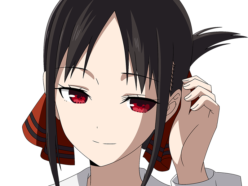 Sticker kaguya shinomiya lyceenne fille waifu kaguya sama love is war academie shuchiin bde vice presidente anime manga yeuxrouges cheveuxnoirs par Dark-63
