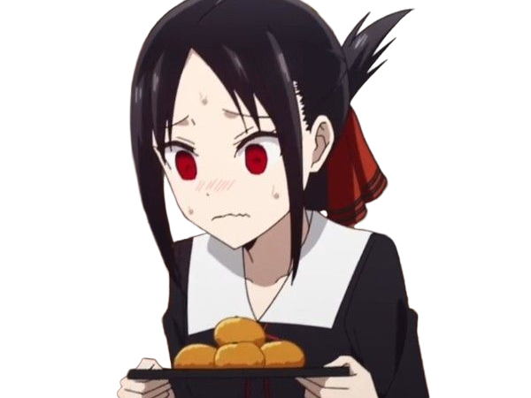 Sticker kaguya shinomiya lyceenne fille waifu kaguya sama love is war academie shuchiin bde vice presidente anime manga yeuxrouges cheveuxnoirs par Dark-63