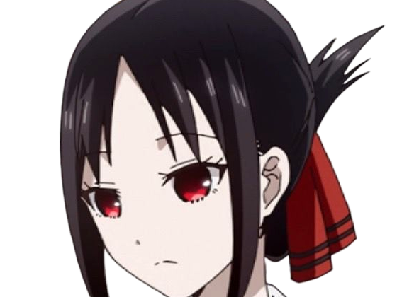 Sticker kaguya shinomiya lyceenne fille waifu kaguya sama love is war academie shuchiin bde vice presidente anime manga yeuxrouges cheveuxnoirs par Dark-63