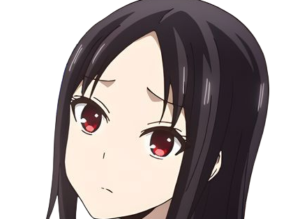 Sticker kaguya shinomiya lyceenne fille waifu kaguya sama love is war academie shuchiin bde vice presidente anime manga yeuxrouges cheveuxnoirs par Dark-63