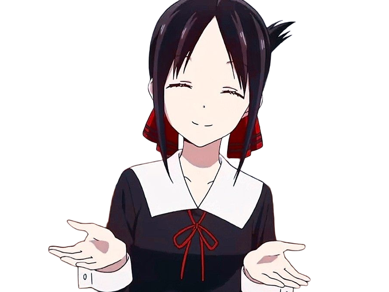 Sticker kaguya shinomiya lyceenne fille waifu kaguya sama love is war academie shuchiin bde vice presidente anime manga yeuxrouges cheveuxnoirs par Dark-63