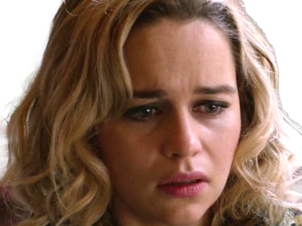 Sticker emilia isobel euphemia rose clarke actrice britannique anglaise yeux bleus petite femme blonde mi long par PubliusOvidius