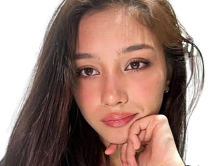 gela walter philippine allemande eurasienne belle mannequin charmante regard