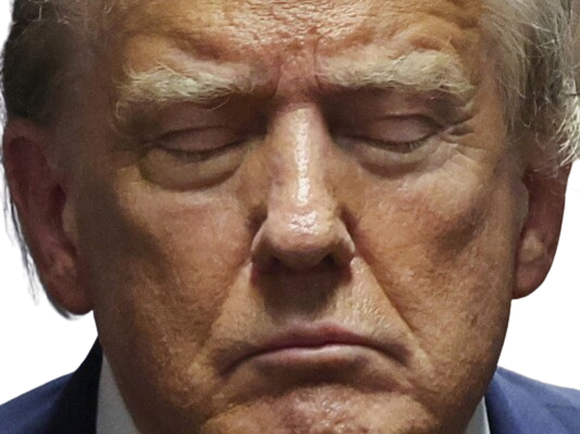 trump yeux fermes donald president usa etats-unis 2024 2016 maga make america great again knifos