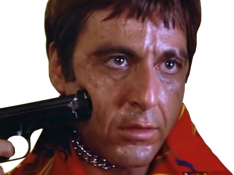 tony montana scarface tronconneuse chainsaw flingue braque